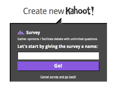 Create a survey to gather opinions and date from students