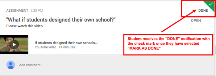 DONE GREEN CHECK BOX